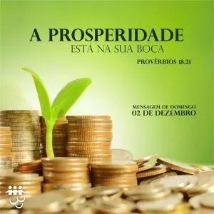 A Prosperidade Está na Sua Boca! - Produto em Teste