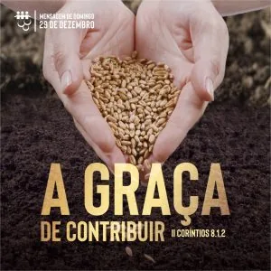 A Graça de Contribuir!