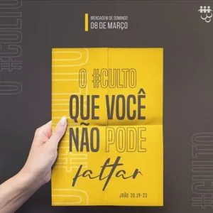 O Culto que Você Não Pode Faltar!