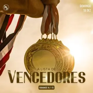 A LISTA DOS VENCEDORES!